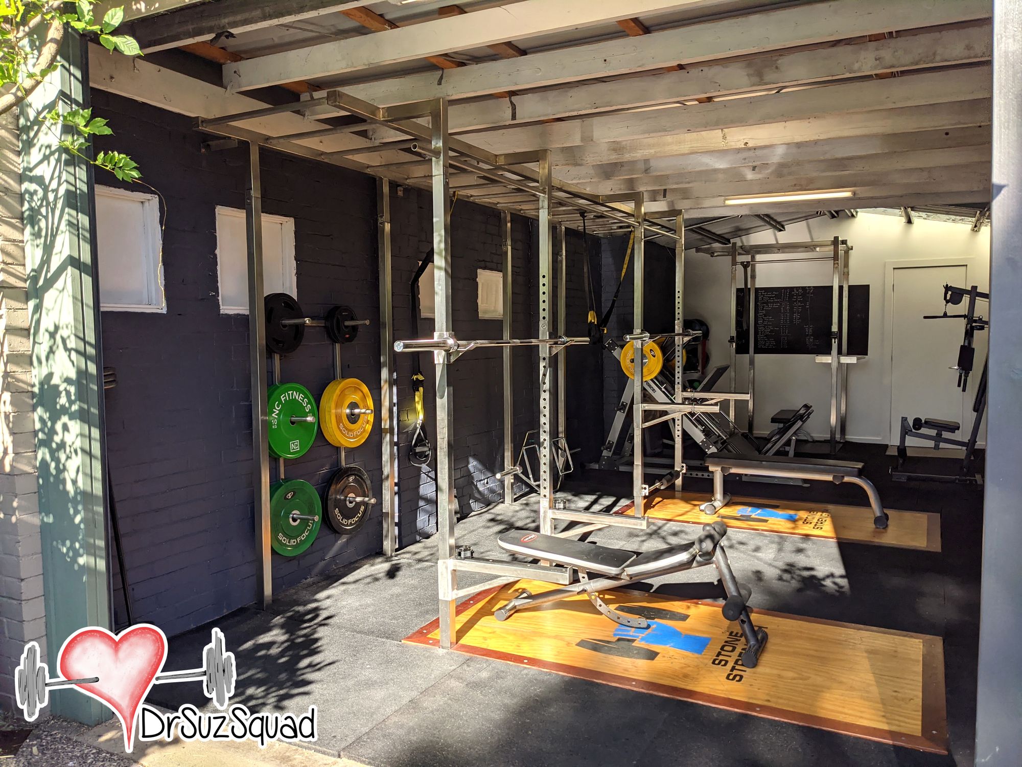 Training studio interior at The Sweat Equity